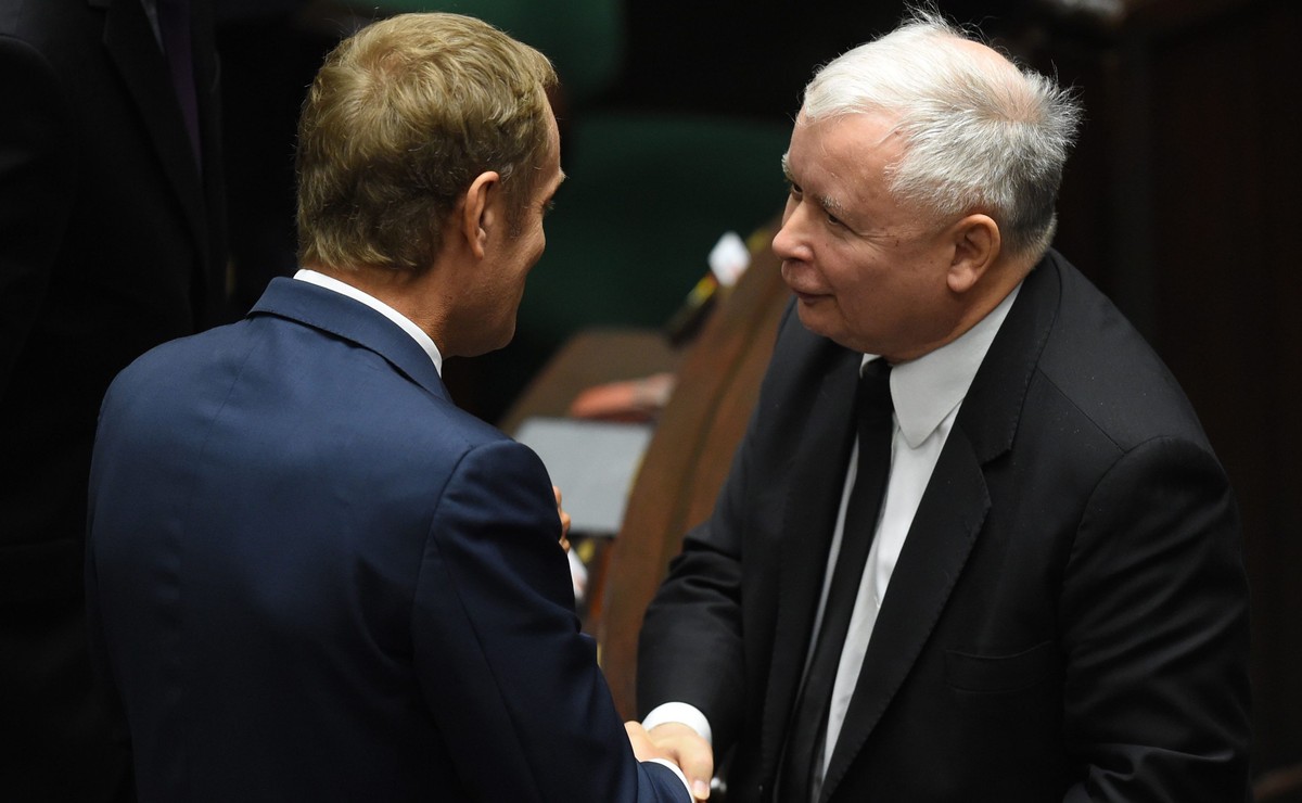 Jarosław Kaczyński i Donald Tusk