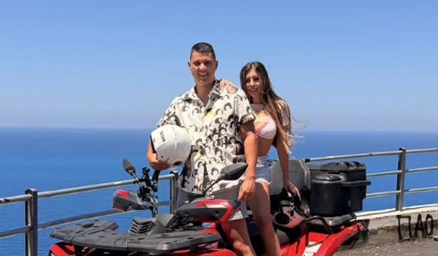 Ena Čolić i Peja na moru
