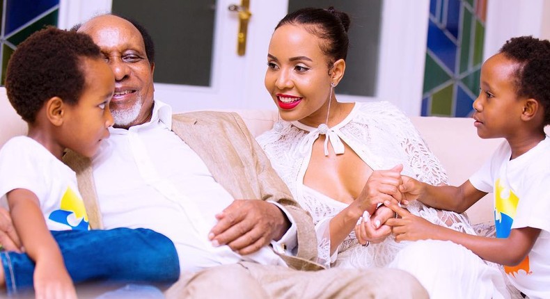 Reginald Mengi with his Wife Jacqueline Mengi 