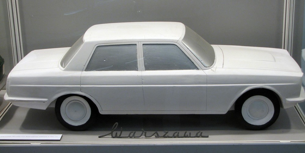 Pierwszy projekt Warszawy 210. Model gipsowy wykonany w skali 1:5