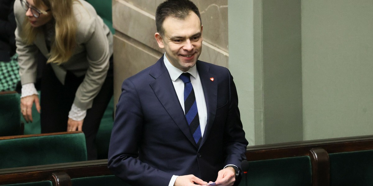 Minister finansów Andrzej Domański