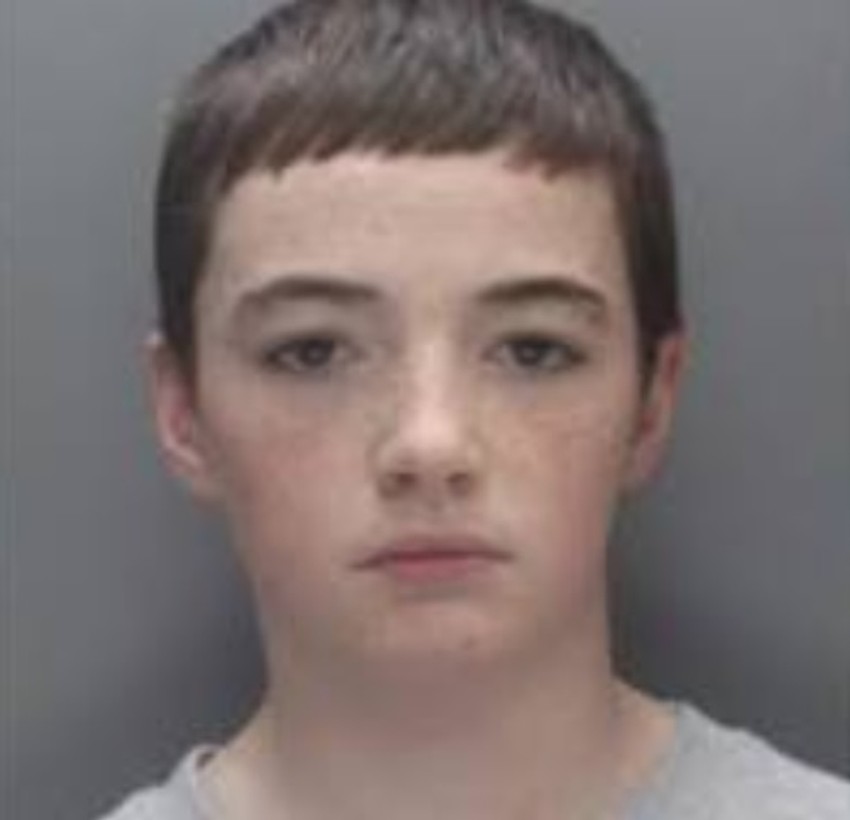 Barton je hapšen i kao tinejdžer, na ovoj slici ima 15 godina