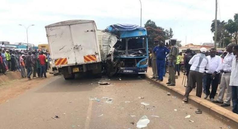 Kenya Mpya accident photo credits Ma3 route twitter