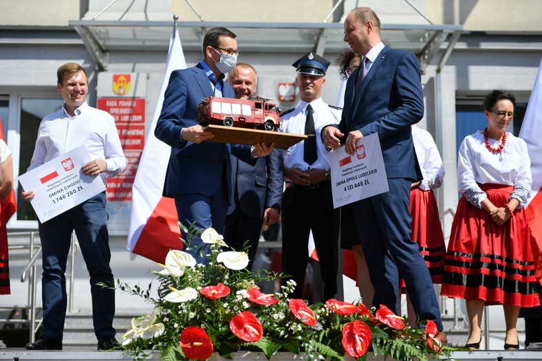 Mateusz Morawiecki w Opolu Lubelskim