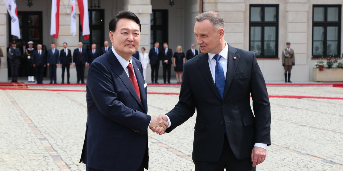 Oficjalna wizyta w Polsce prezydenta Republiki Korei Yoon Suk Yeola w 2023 r.
