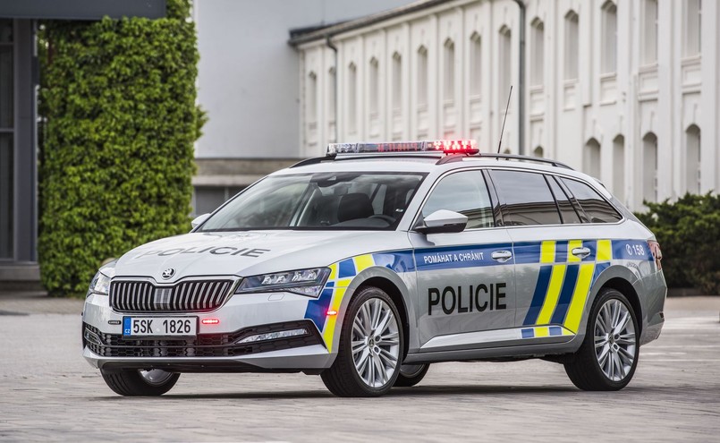 Skoda w policji