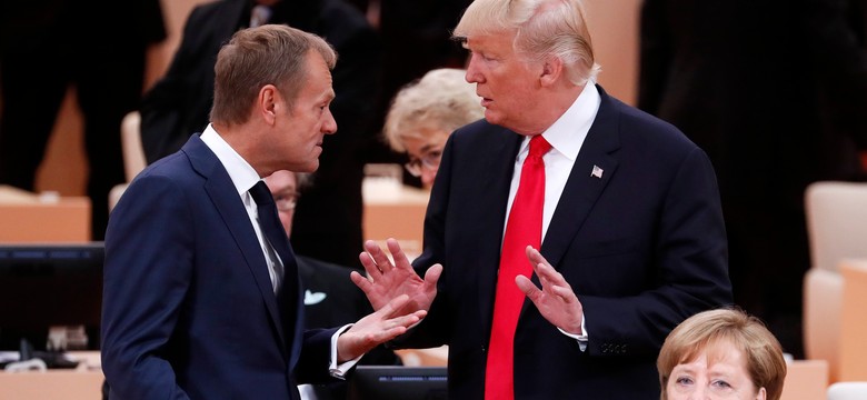 Polska między Europą a USA. Bloomberg: Tusk ma problem z Trumpem