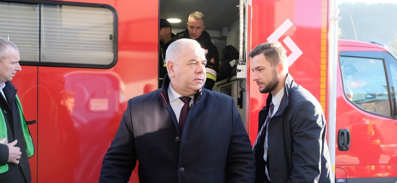 Wicepremier Sasin w Szczyrku: Byliśmy na miejscu tragedii, widok jest przerażający i wstrząsający