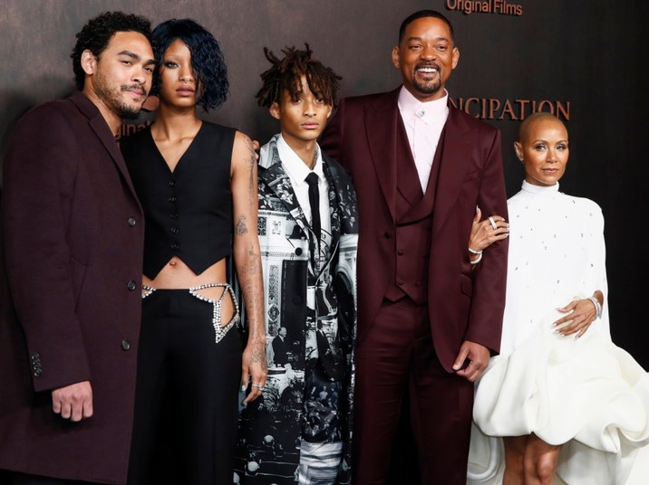 Trey Smith Willow Smith Jaden Smith Will Smith Jada Pinkett Smith