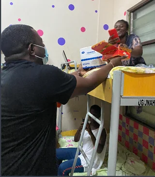 Image result for John dumelo shares chocolate