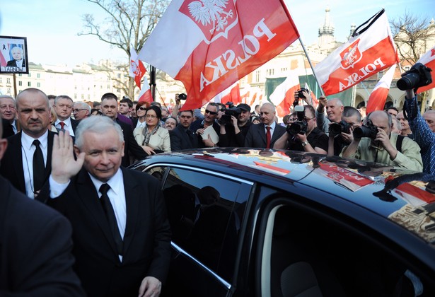 Jarosław Kaczyński w Krakowie