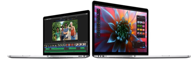 Starsza wersja MacBooka Pro - widzimy zdecydowanie bogatszy zestaw portów i slot na karty pamięci