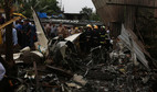 epa06847075 - INDIA ACCIDENT (Plane crashed at Ghatkopar, Mumbai)