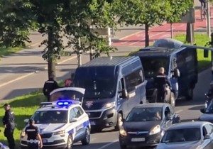 Intervencija interventne nakon manjeg sudara u Novom Sadu