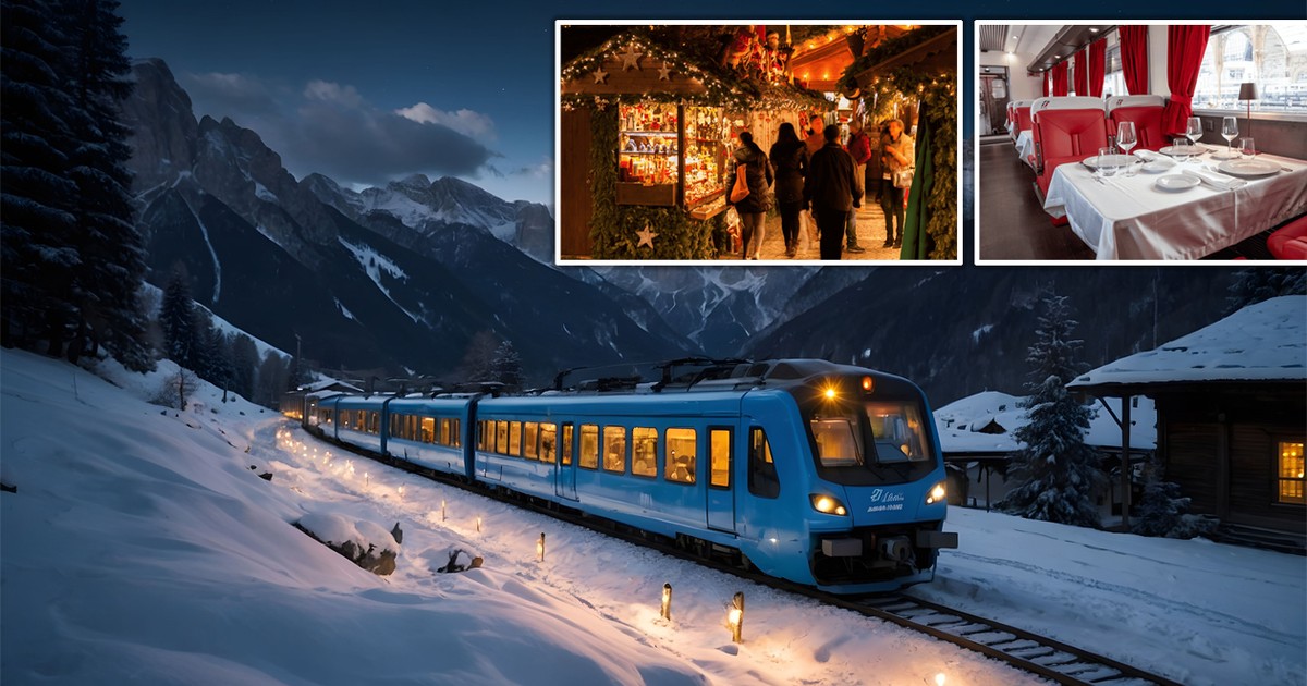 Zapomnij o samolocie! Świąteczny pociąg zabierze cię na najpiękniejsze jarmarki bożonarodzeniowe