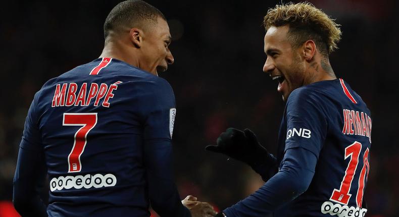 Mbappe and Neymar