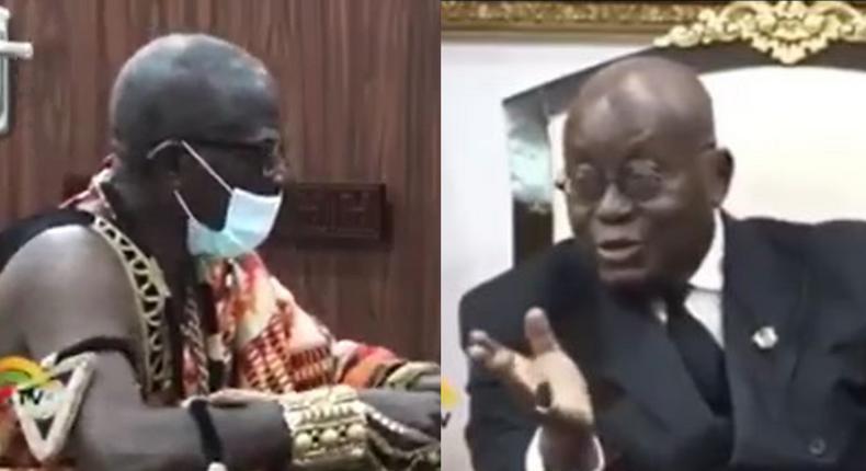 Chief begs Akufo Addo for car: I wear my regalia, stand by the road & wait for trotro