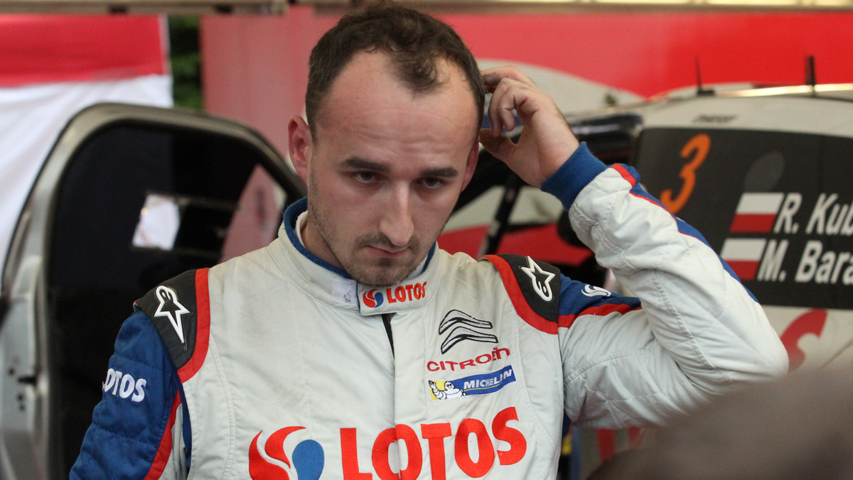 Robert Kubica (Citroen DS3 RRC) zrezygnował ze startu do niedzielnego etapu 70. Rajdu Polski, dziewiątej rundy samochodowych mistrzostw Europy. Pierwszy odcinek specjalny tego dnia wygrał Kajetan Kajetanowicz (Ford Fiesta R5).