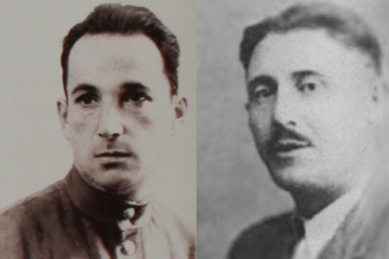 Przywódcy powstania w Sobiborze: Aleksander Pieczerski (1909–1990) i Leon Feldhendler (1910–1945)