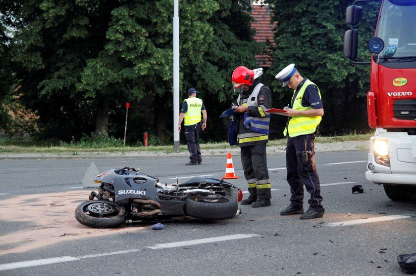 Śmiertelny wypadek motocyklisty w Opolu