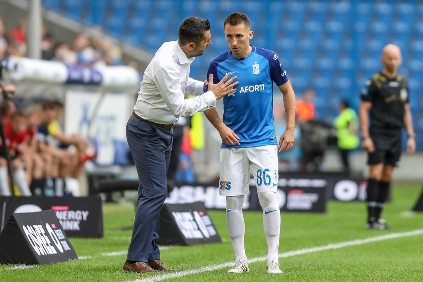 Pilka nozna. Ekstraklasa. Lech Poznan - Legia Warszawa. 01.10.2017