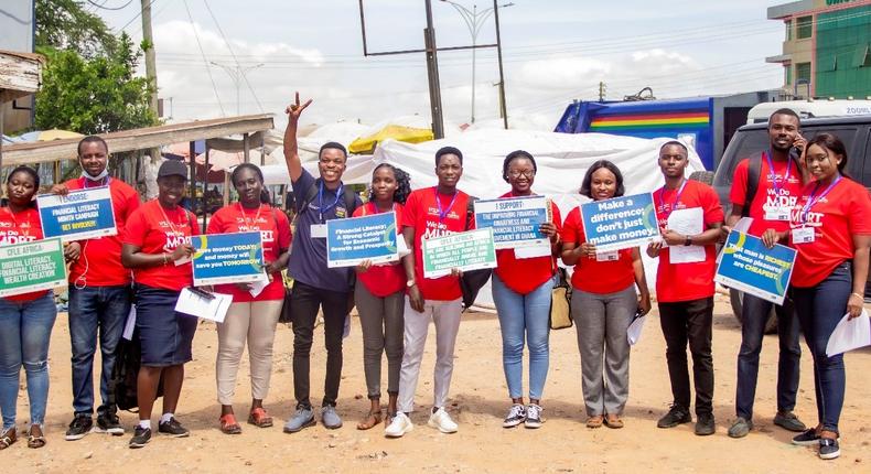 Prudential's financial literacy advocacy activities reached about 500 market women across Ghana in April 2023.