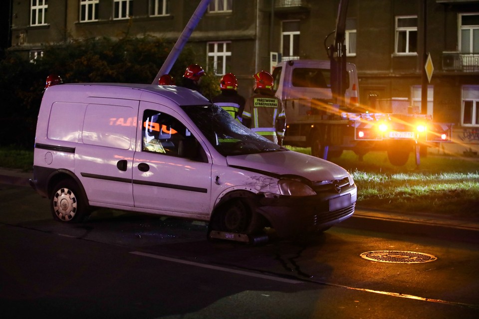 Kolizja z udziałem Beaty Szydło w Krakowie