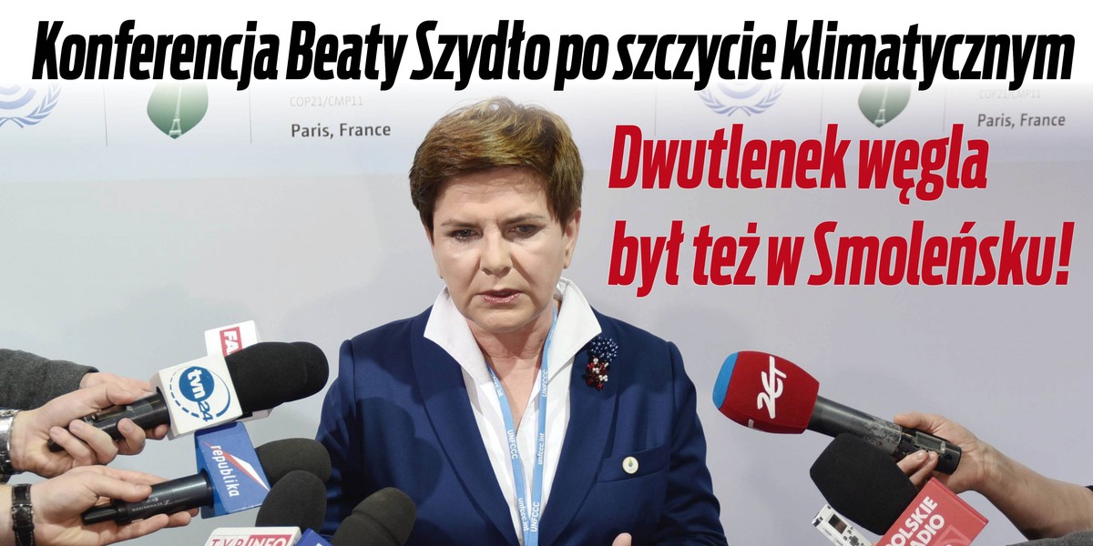 Memy szczyt klimatyczny spotkanie Szydło Tusk.