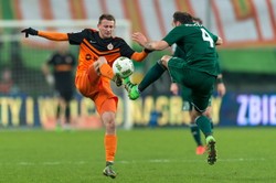 Ekstraklasa: Pawełek znów popełnił fatalny błąd. Śląsk przegrał derby z Zagłębiem