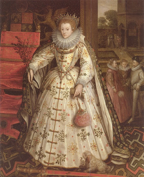 Elżbieta w podeszłym wieku na obrazie Marcusa Gheeraertsa starszego