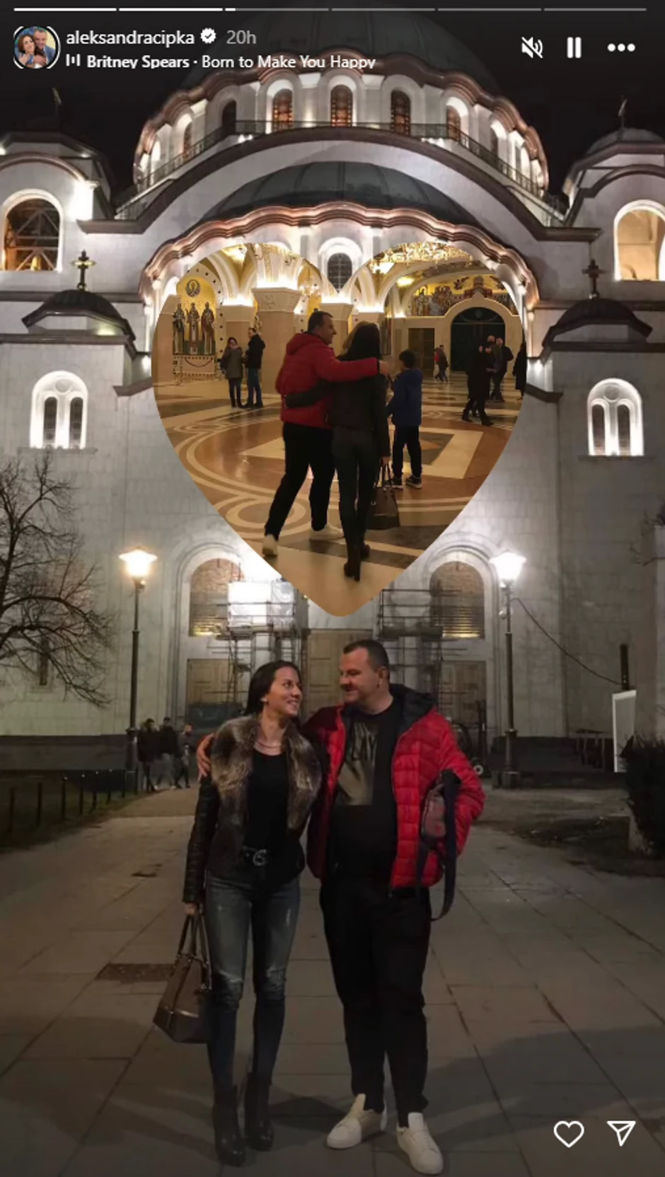 Cipka sa pokojnim suprugom