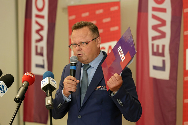 26.08.2023 Kielce . Andrzej Szejna podczas prezentacji kandydatow Lewicy do Sejmu i Senatu . Fot. Pawel Malecki / Agencja Wyborcza.pl