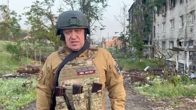 Founder of Wagner private mercenary group Yevgeny Prigozhin.Press service of Concord/Handout via REUTERS