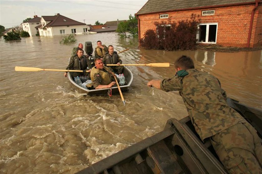 Zalany Sandomierz z kosmosu. Zdjęcie!