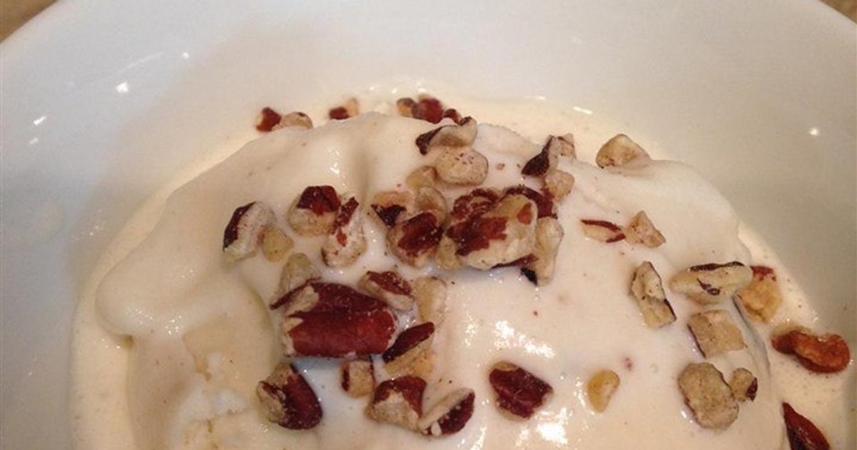 Maplenut Ice Cream Preparation