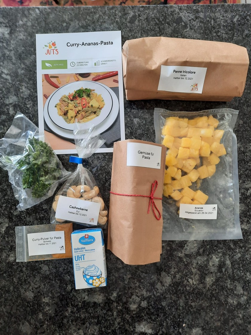 Je commence par tester la recette de pâtes. 