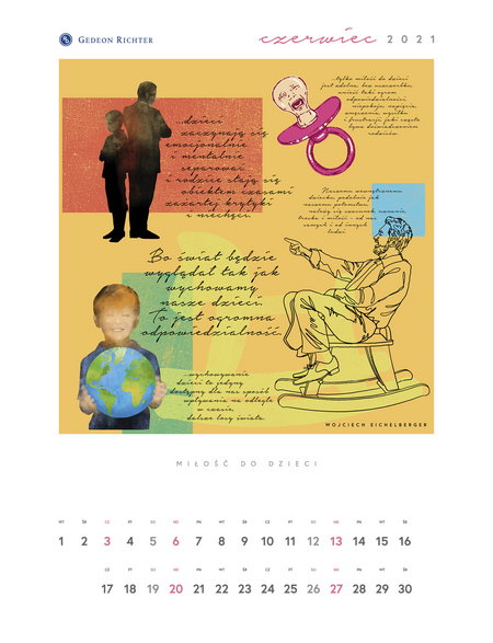 X  edycja Kalendarza Artystycznego Gedeon Richter (Czerwiec)