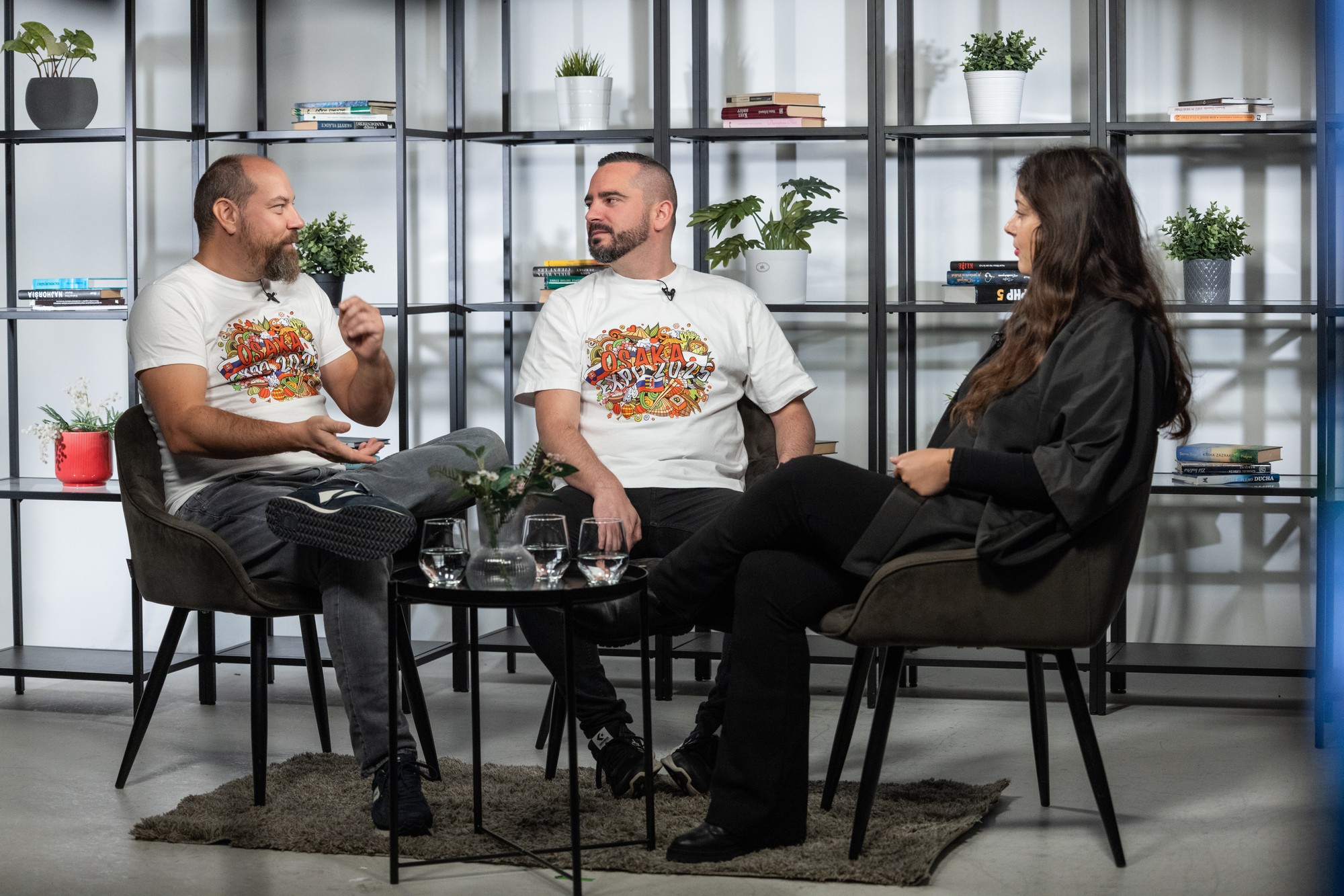 Matúš Jaško a Ľubomír Sabo v relácii Off Record. 