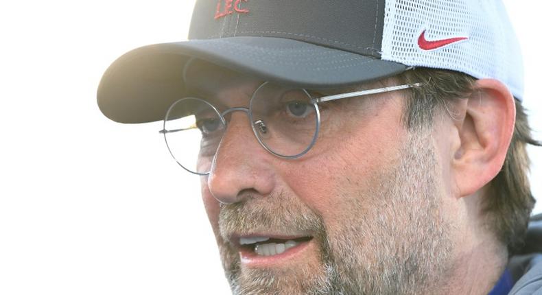 Liverpool manager Jurgen Klopp