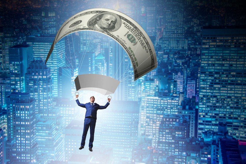 Biznismen, zlatni padobran