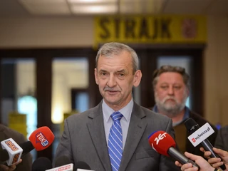 Prezes ZNP Sławomir Broniarz