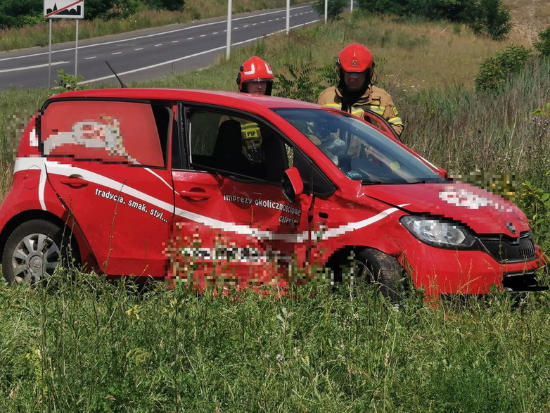 Sprawca wypadku na skrzyżowaniu ul. Radwańskich i Reja trafił do szpitala