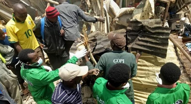 3 dead, several injured as wall collapses in Nairobi's Industrial Area