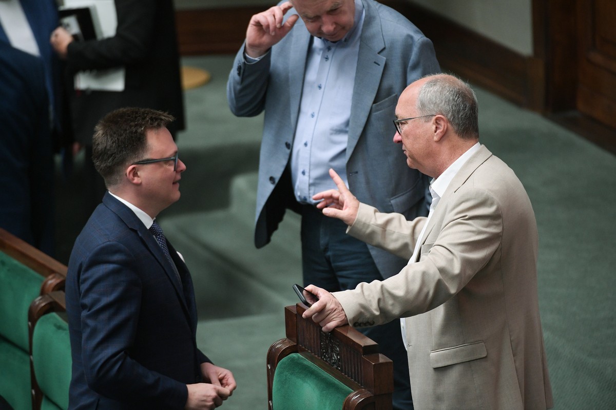 Szymon Hołownia i Włodzimierz Czarzasty