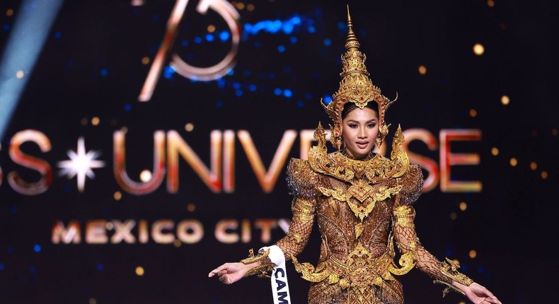 Miss Cambodia is among the women who made history at this year's Miss Universe.Hector Vivas/Getty Images