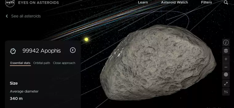 Do Ziemi zbliża się asteroida Apophis! Przeleci bliżej niż Księżyc i będzie ją widać. Czy nam zagraża?