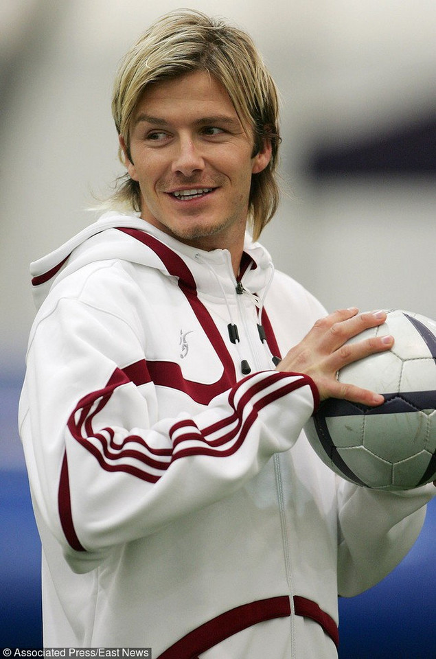 David Beckham w 2005 r.