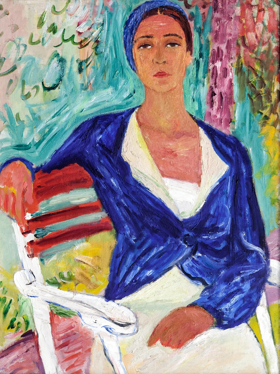 Olga u plavom žaketu, 1932. Legat Muzeja savremene umetnosti