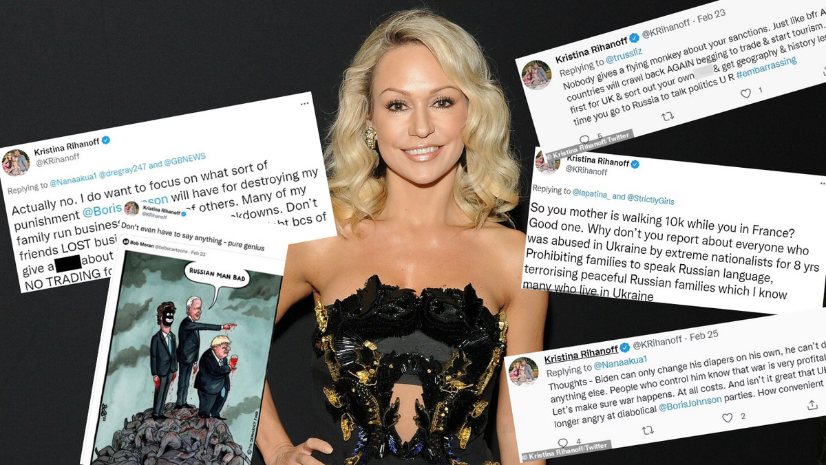 Inwazja Rosji na Ukrainę. Kristina Rihanoff. Szokujące wpisy tancerki