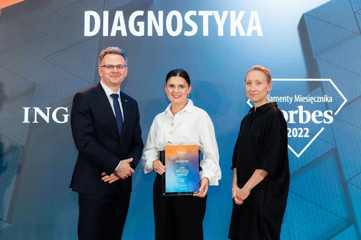 Diagnostyka S.A. -  drugie miejsce w rankingu małopolskim w kategorii firm z przychodem powyżej 250 mln. 